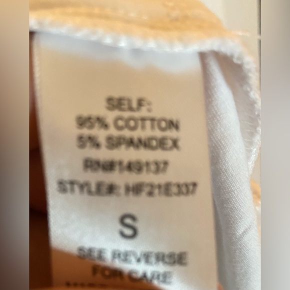 White V Neck Tee Shirt Dress with Pockets size Small - Picture 11 of 13